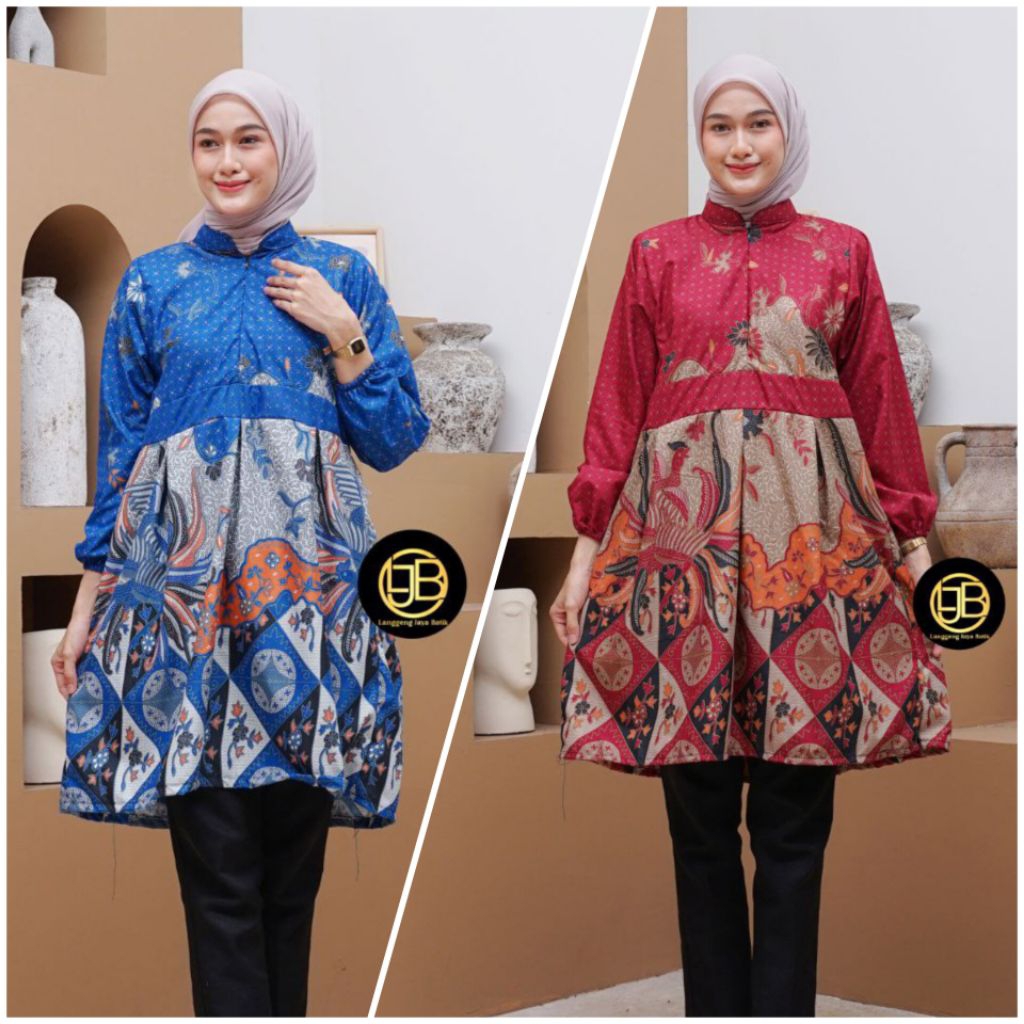 new tunik batik modern modis dan anggun tunik batik busui baju tunik wanita seragam guru dan mengaja