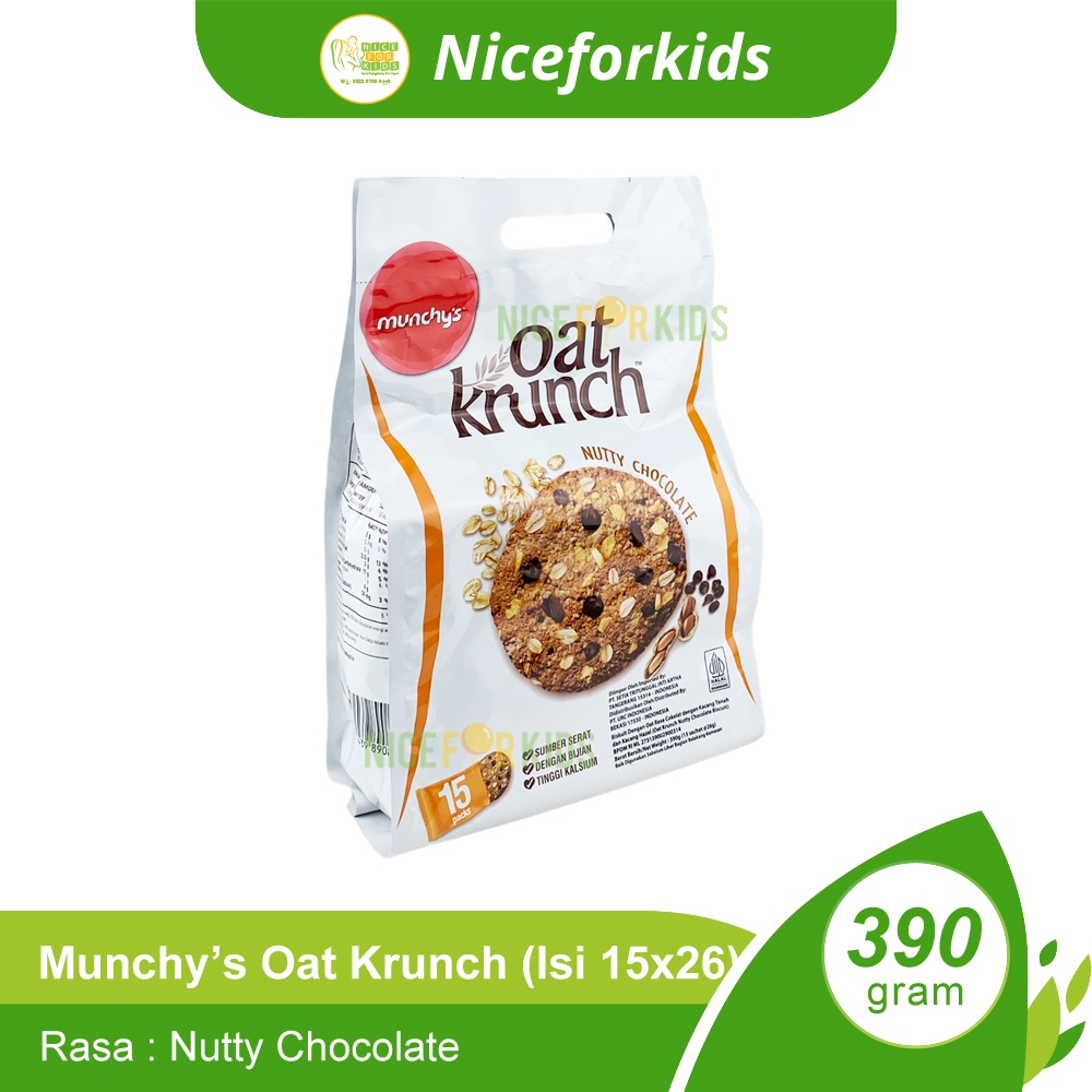 Cahayadstore Munchy'S Oat Krunch 15X26Gr / Biskuit Oat Crunchy