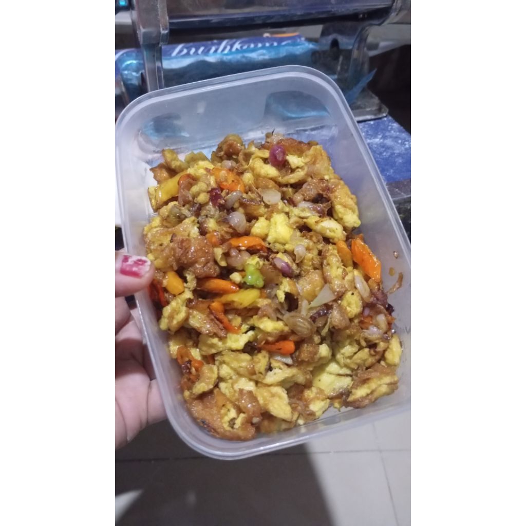 

Cireng Isi Telur Cabe Bawang