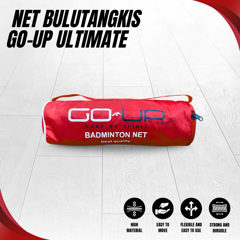 Jaring Net Badminton / Bulutangkis Go-Up Ultimate / Go-Up Pro / Go-Up School / Net Badminton Murah /