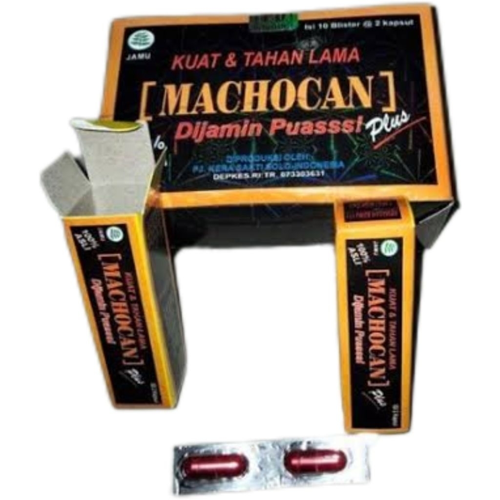 Herbal Kapsul MACHOCAN ASLI 100%