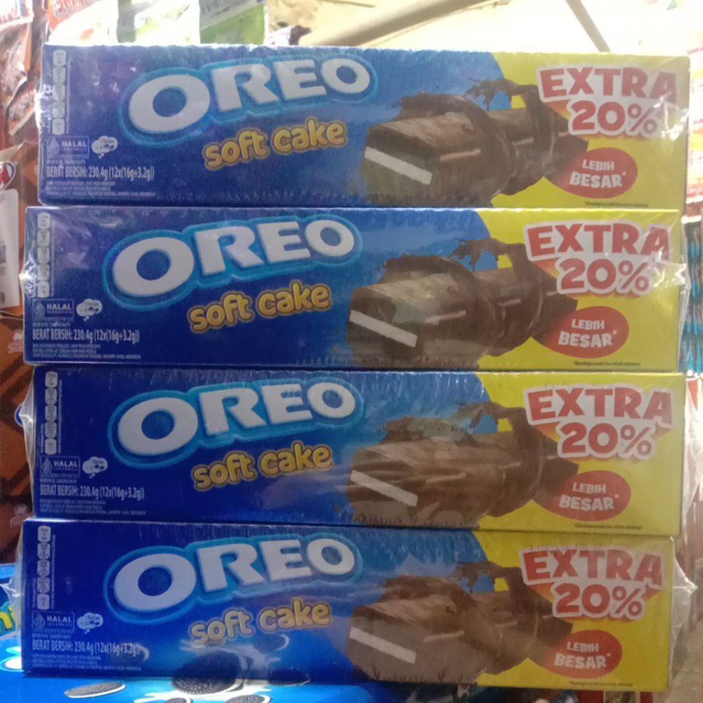 

OREO Soft cake extra 20% 1 pak isi 12 pcs