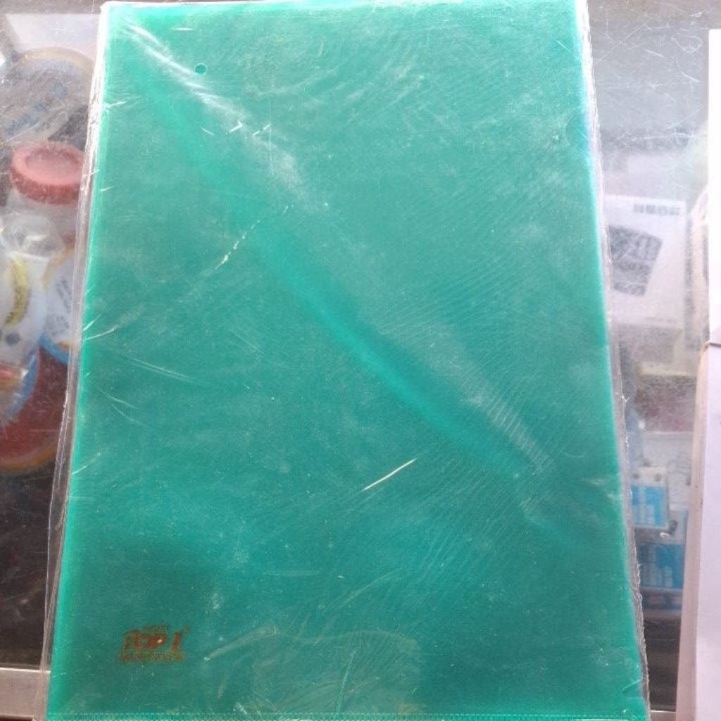 

(1pak) Map L /clear holder / clear sleeve pop 1. 23x35cm 1pak isi 12 lembar