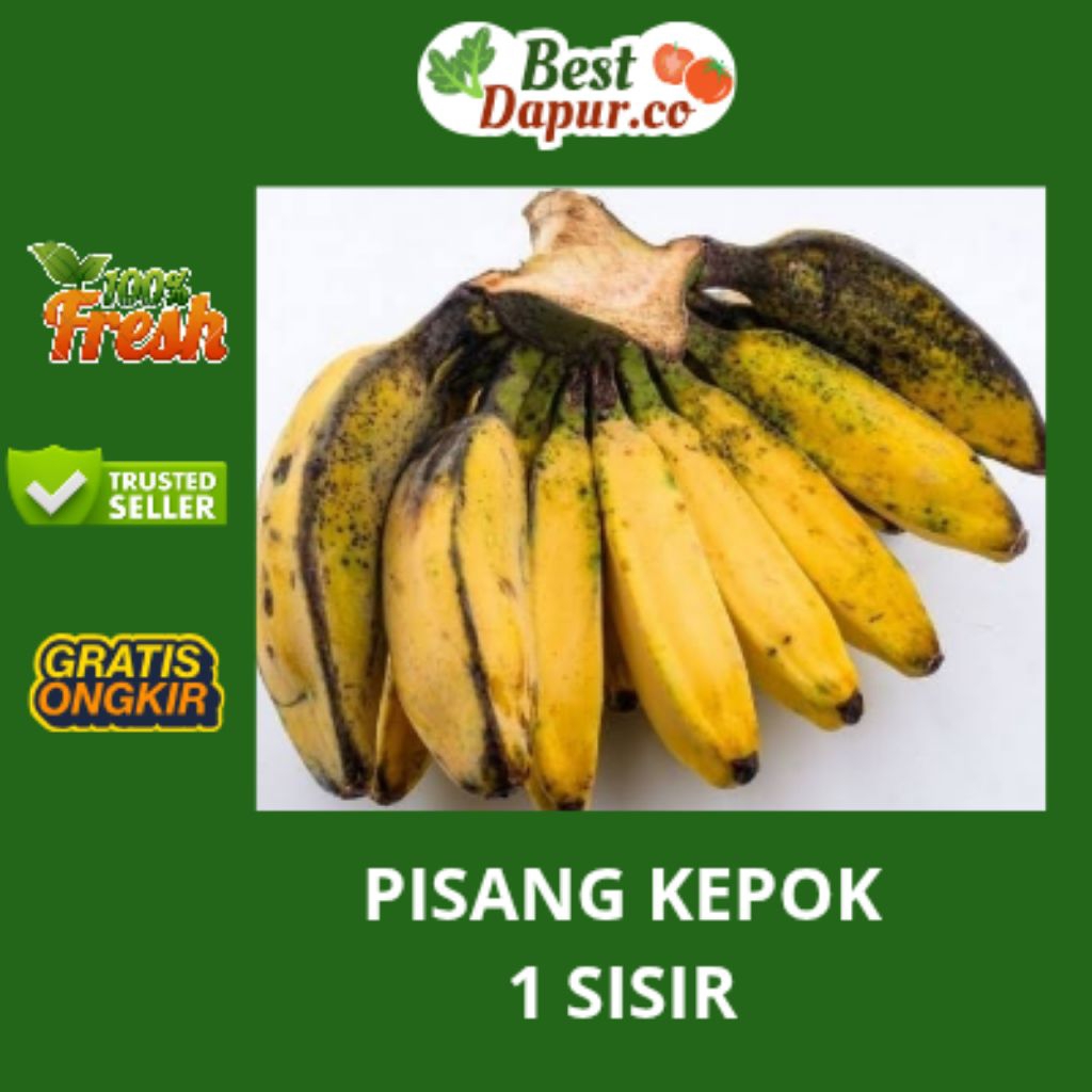 

PISANG KEPOK -- 1 SISIR -- Best Dapur .Co