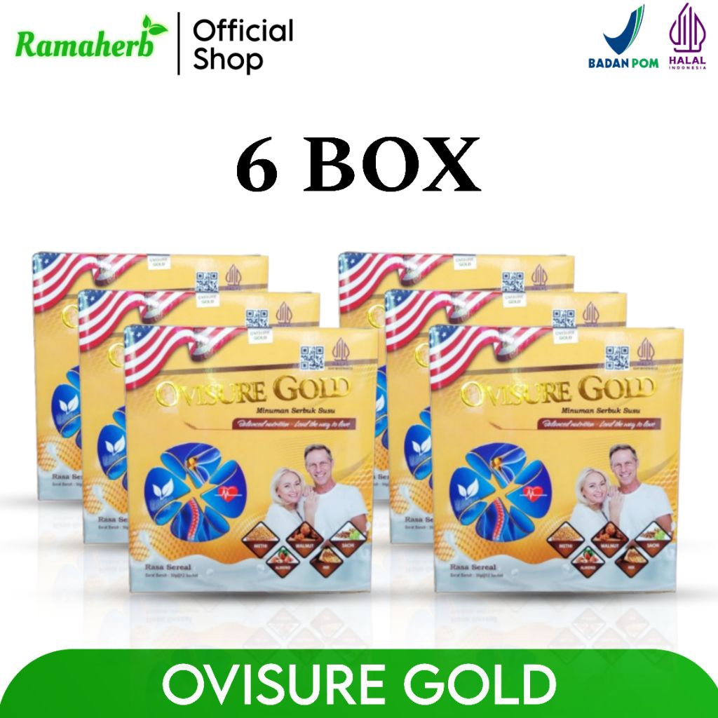 

Ovisure Gold 6 Box Original Usa Milk Tulang Sendi