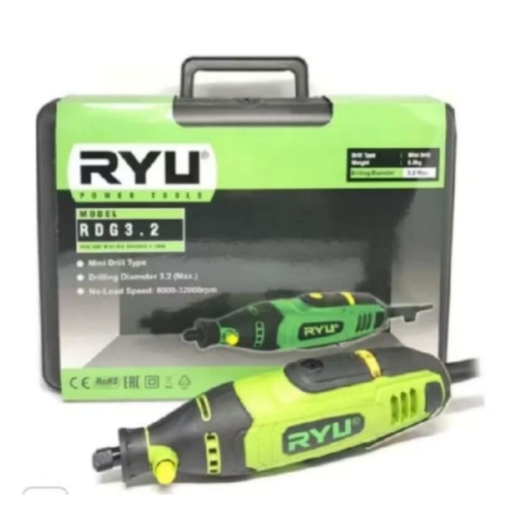 RYU RDG 3.2 Mini Die Grinder set tuner gerinda bor mini