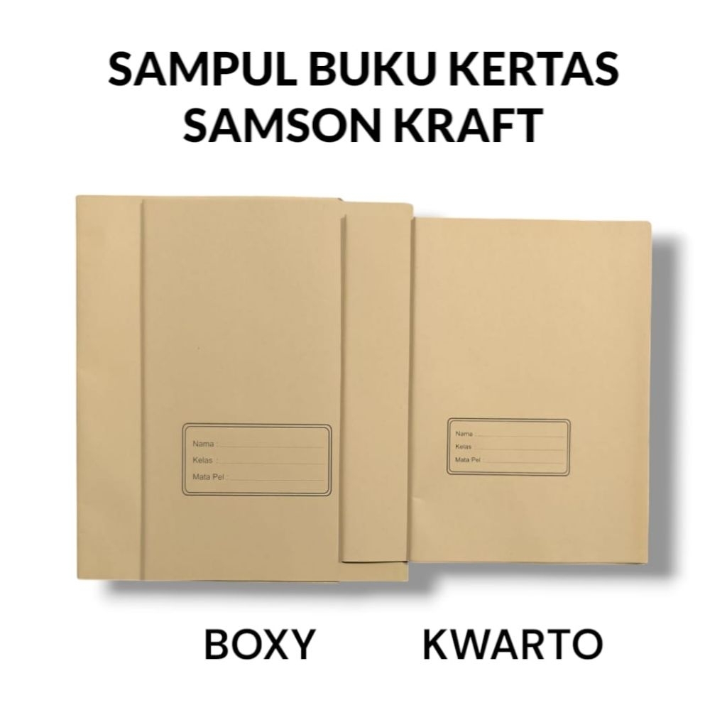 

SAMPUL BUKU TULIS KERTAS SAMSON KRAFT