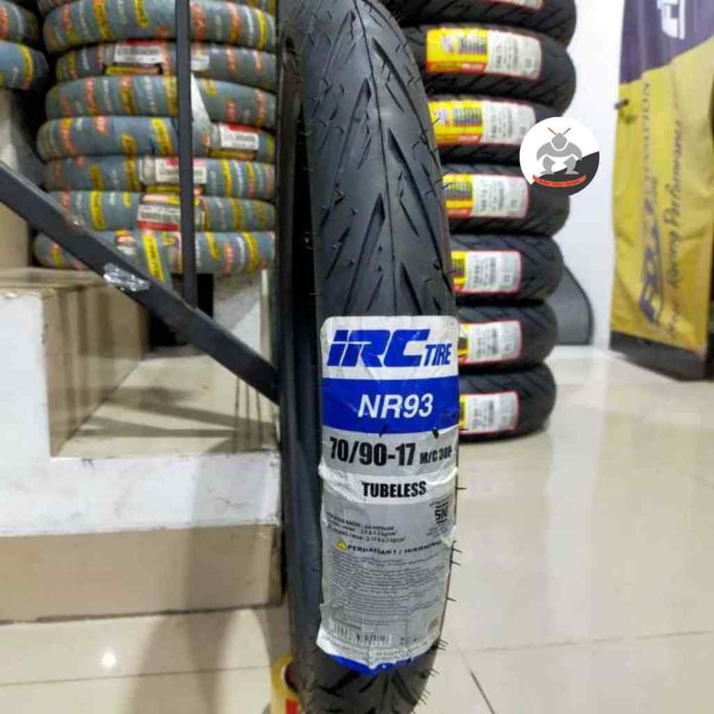 Ban IRC NR 93 size 70/90 R17 - Tubeless Ban Depan Jupiter Z1, Vega Force, Smash, Shogun 125, Satria