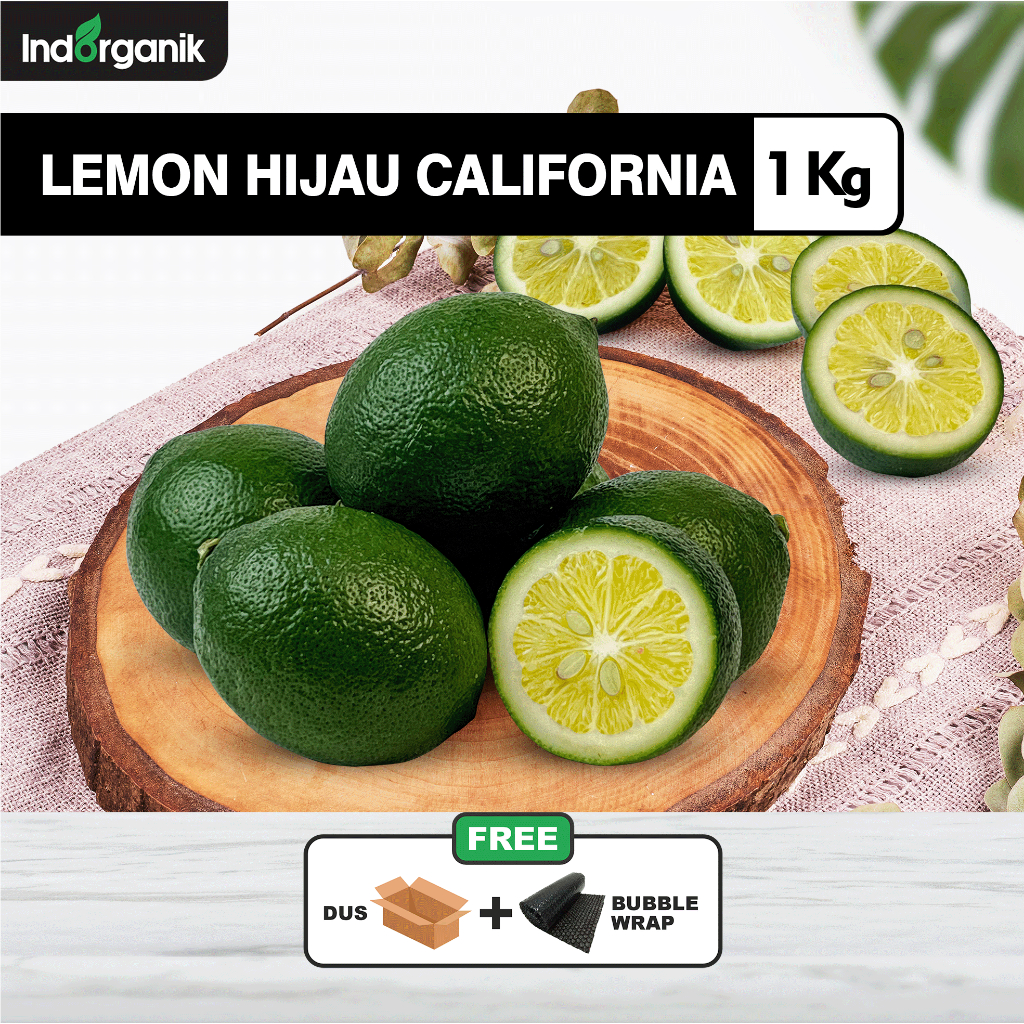 

INDORGANIK JERUK LEMON CALIFORNIA HIJAU 1 KG