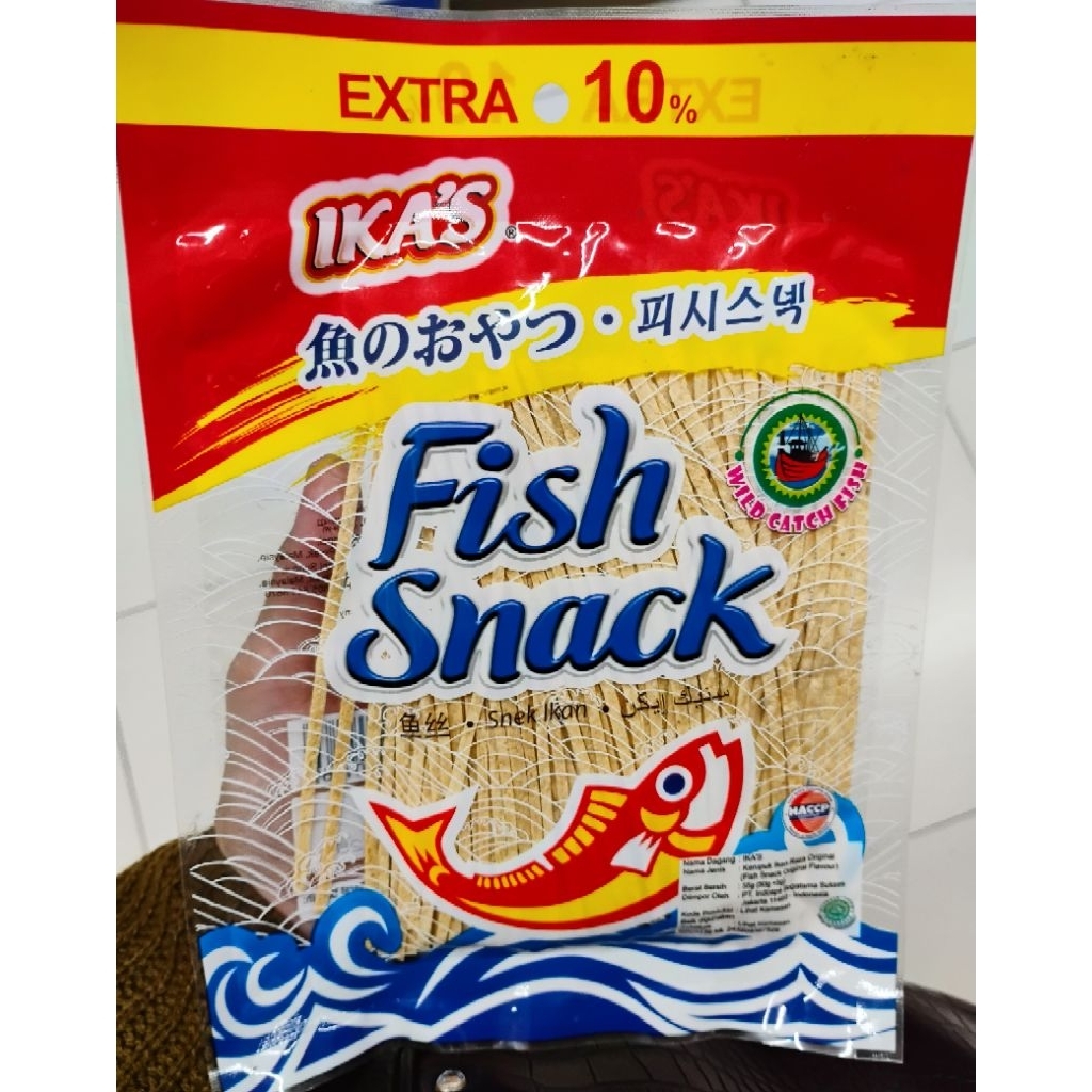 

Ikas Fish Snack Original/Barbeque/Hot&Spicy 50Gr Extra 10%