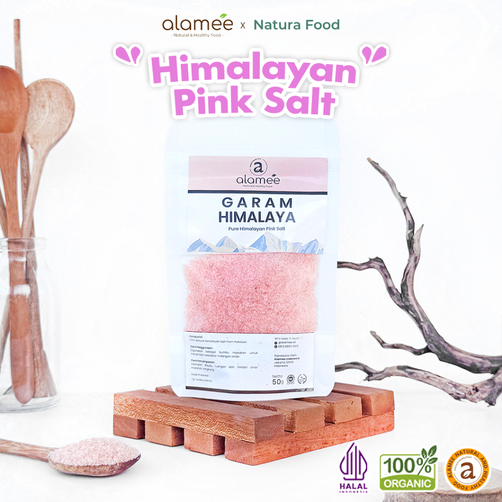 

Garam Himalaya Himalayan Pink Salt Mini Travel Size Tester Test 50g natura food
