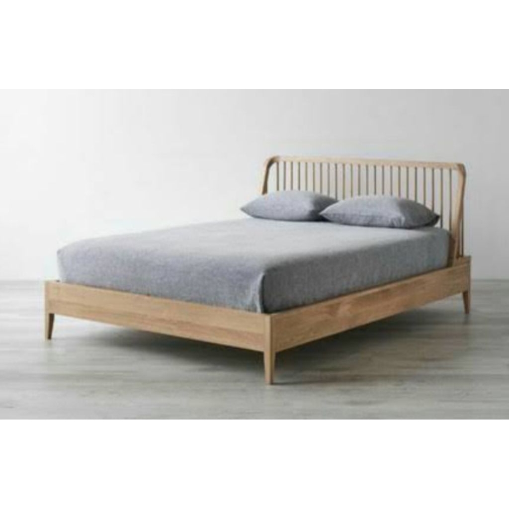RAY dipan tempat tidur, dipan jati, tempat tidur minimalis - 160x200
