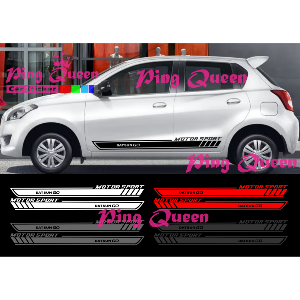 Sticker stiker mobil datsun go cutting sticker mobil datsun go sticker mobil terbaru