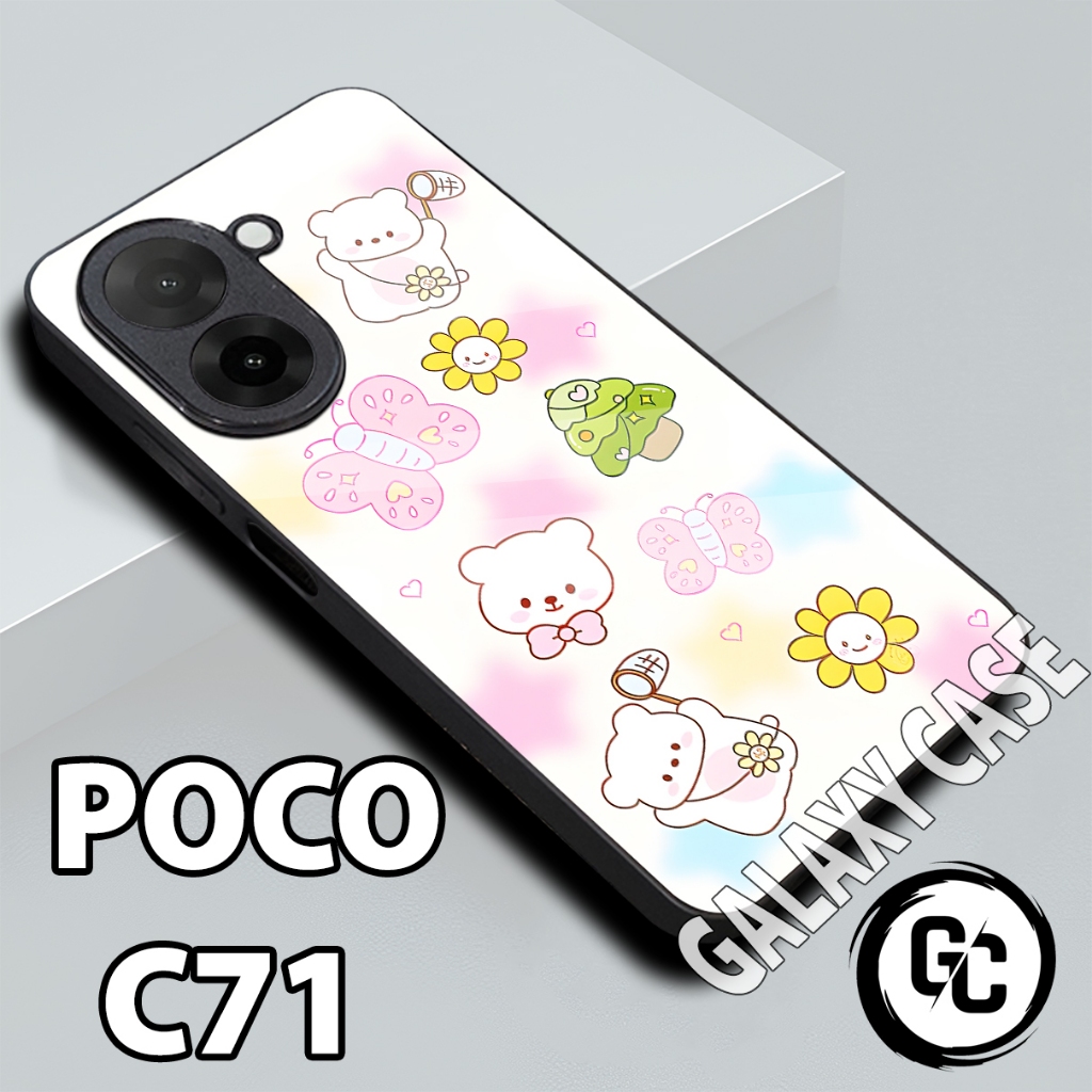 Softcase glossy POCO C71/Case POCO C71 Cewek/case POCO C71 glitter/casing POCO C71/case hp POCO C71