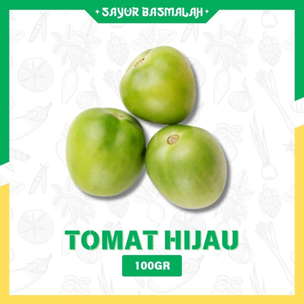 

Tomat Hijau Fresh 100gr - Sayur Basmalah