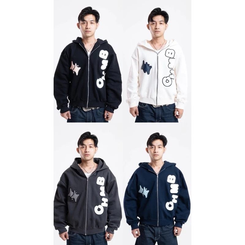 (ORIGINAL FULLSET) HOODIE CHMABREDELAVAIN SENSATIONAL BK / SHOOTING LOVE NAVY / SHOTING LOVE GREY / 