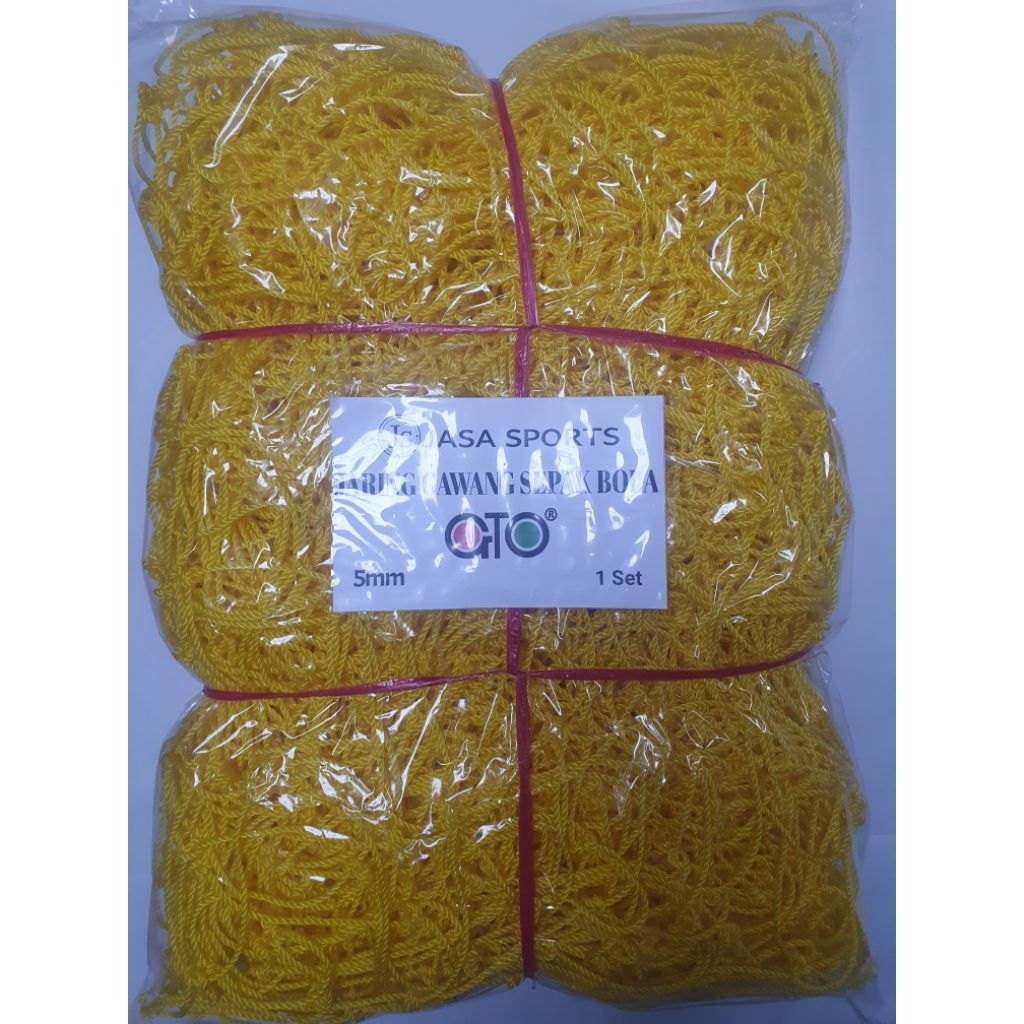 JARING GAWANG SEPAK BOLA GTO 5mm isi 2 jaring gawang