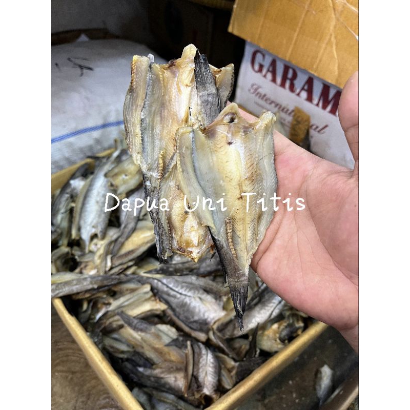 

Ikan Asin / Maco Siam Palembang Premium Berat 100 gram