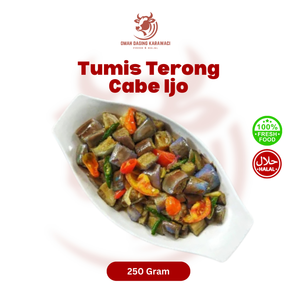 

Tumis Terong Cabe Ijo 250gr Tangerang