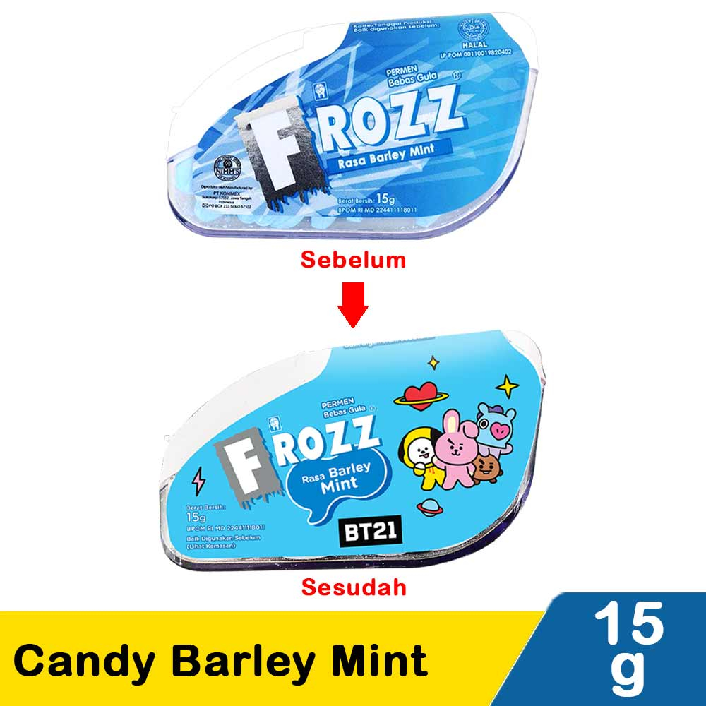 

FROZZ CANDY BARLEY MINT BOX 15g