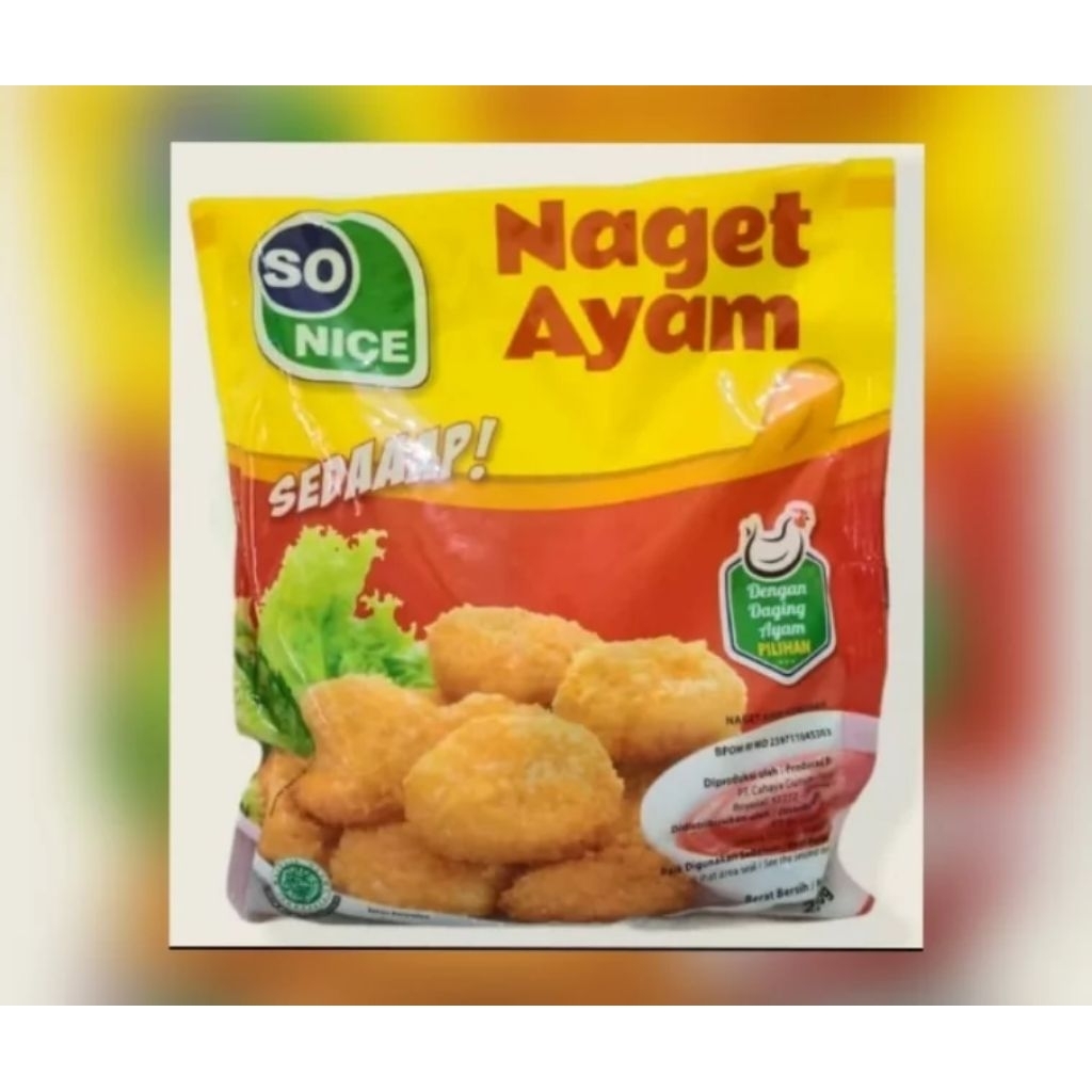 

So Nice Nugget Ayam Naget 250gr