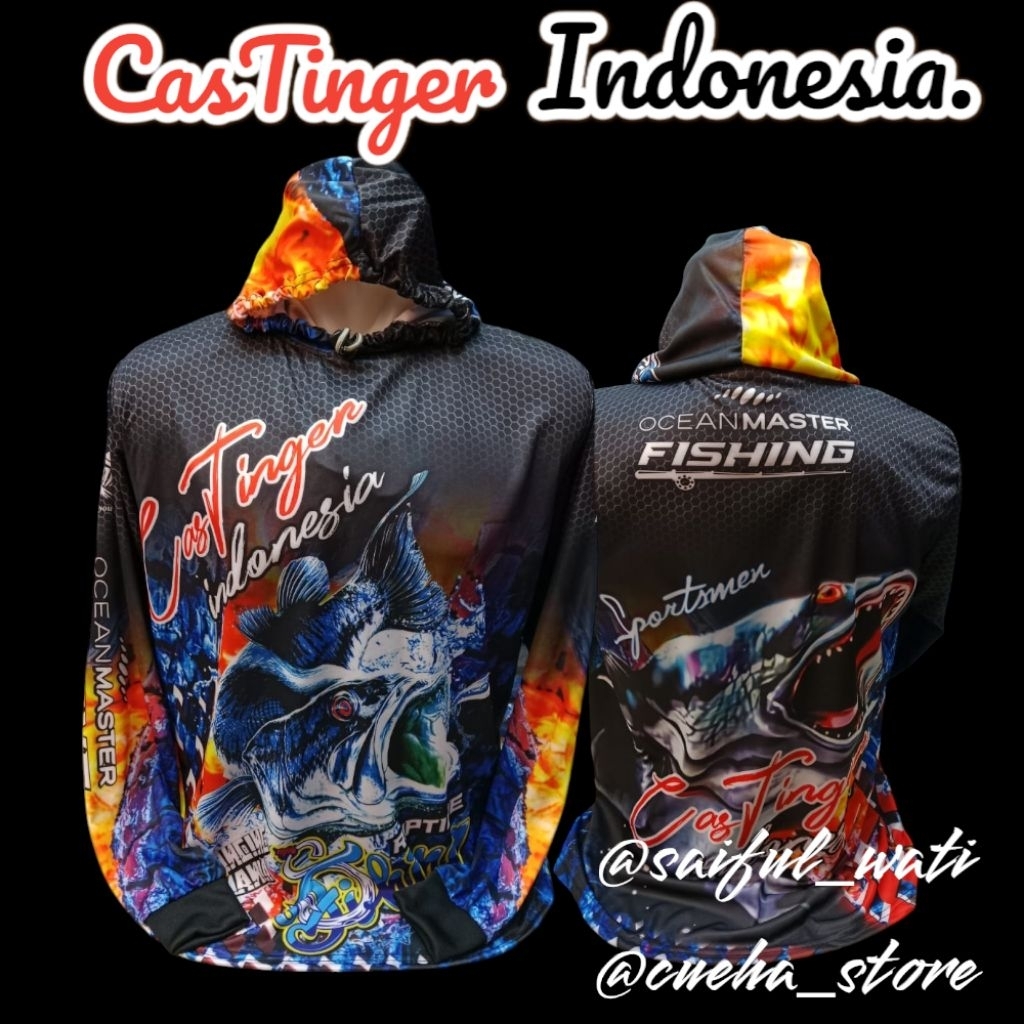 BISA ( COD ) BAJU MANCING LENGAN PANJANG FULL PRINTING #JERSEY BAJU MANCING