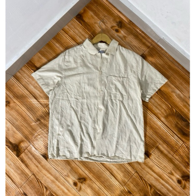 KEMEJA PENDEK 8 SECONDS OPEN COLLAR SECOND