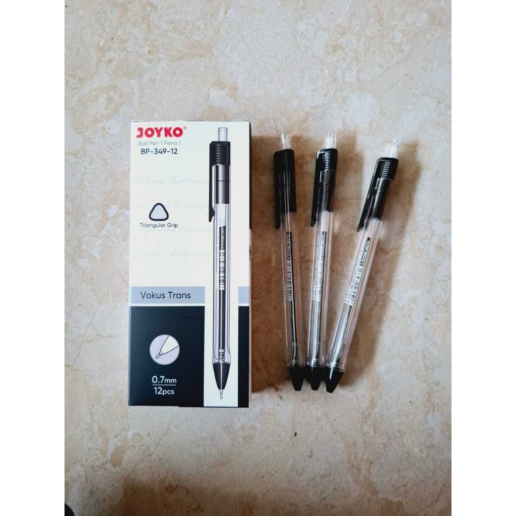 

12 PCS/ Bolpen Pulpen Joyko BP-349 ( 1 Pack )