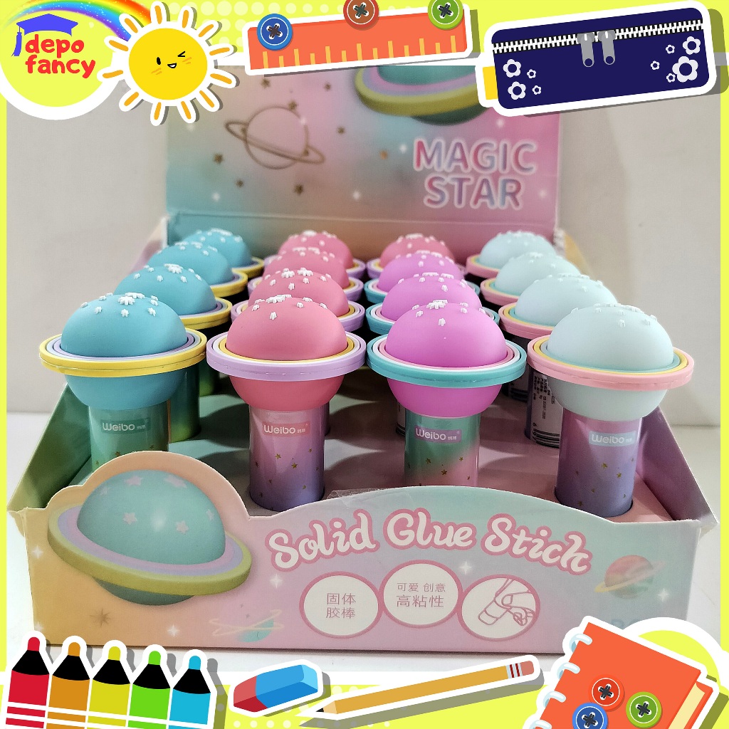 

Lem Stik Weibo WB-6135 Weibo Star / Glue Stick / Lem Kertas / Lem Batang / Glue
