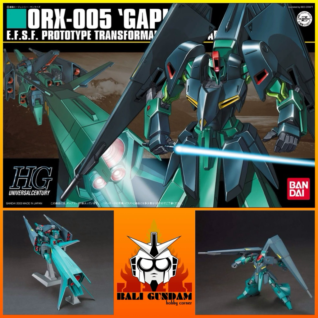 HG 1/144 ORX-005 GAPLANT Bali Gundam Hobby Corner Bandai Original