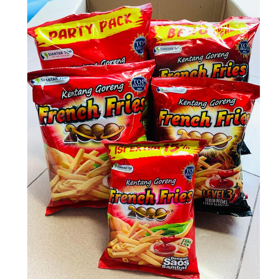 

French Fries 2000 Makanan Ringan Extrudat