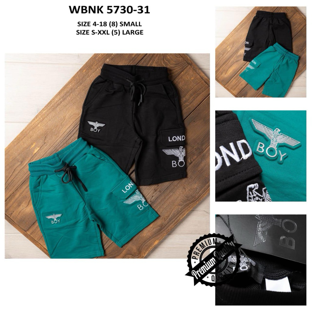 (A02394)Celana Pendek London Boy-Celana Keren (Usia 4-19Tahun)