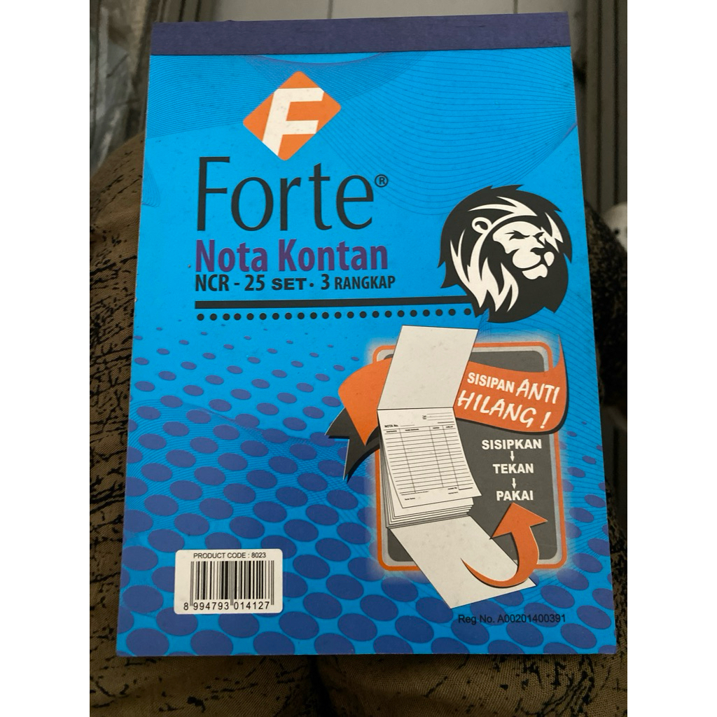 

NOTA KONTAN 3 Rangkap/PLY ukuran Besar