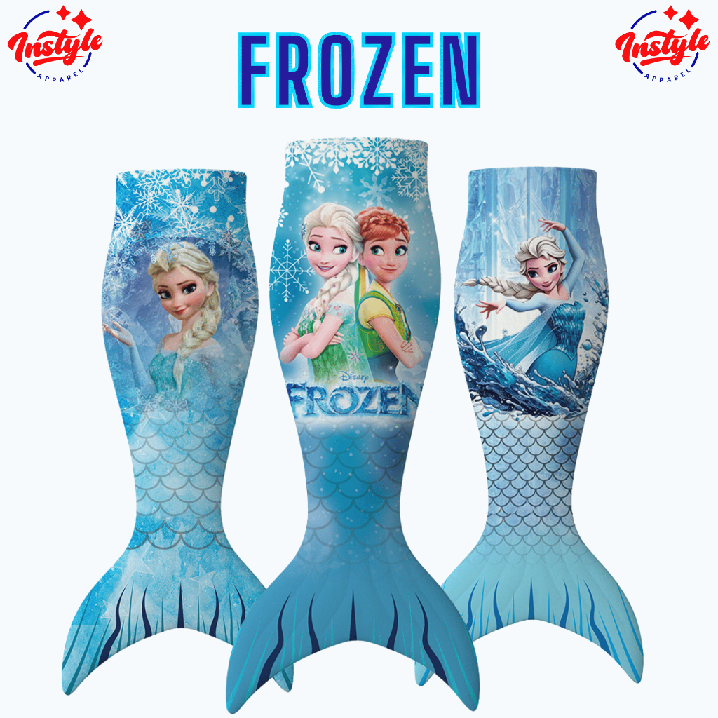 BAJU MERMEID CUSTOM FROZEN ELSA ELSA DAN ANNA ANNA ANA MURAH HARGA GLOSIR INSTYLE APPAREL