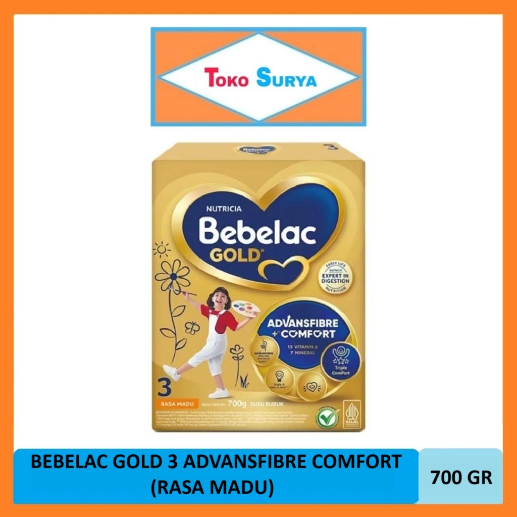 

Bebelac Gold 3 Susu Bubuk Anak 1-5 Tahun Rasa Madu 700 Gr