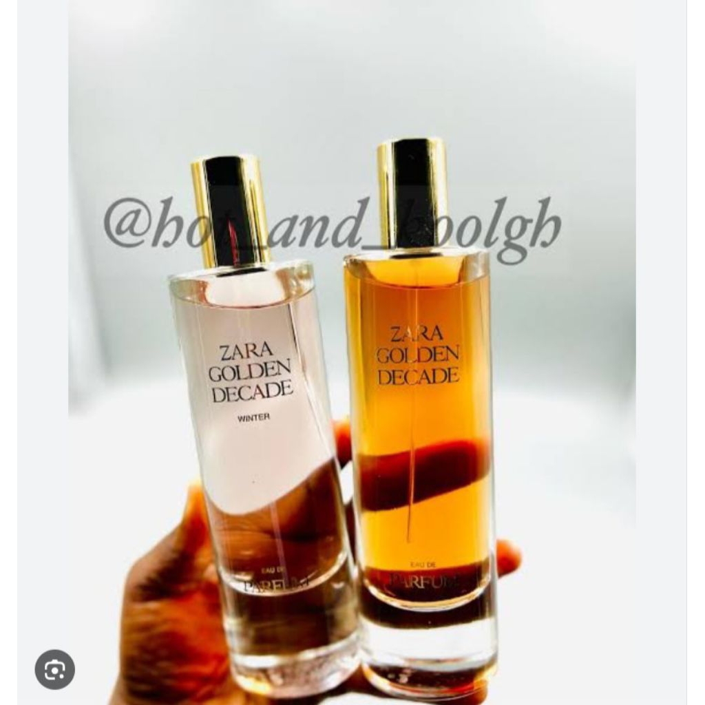 parfum Zara Golden Decade 80ml & Zara Golden Decade Winter 80ml women (original reject no box eropa)