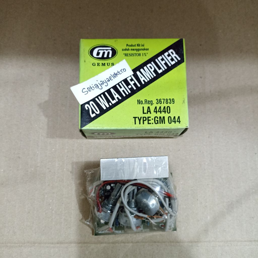 Kit amplifier DC 12v 20 W.LA Hi-fi amplifier 20 Watt GM 044