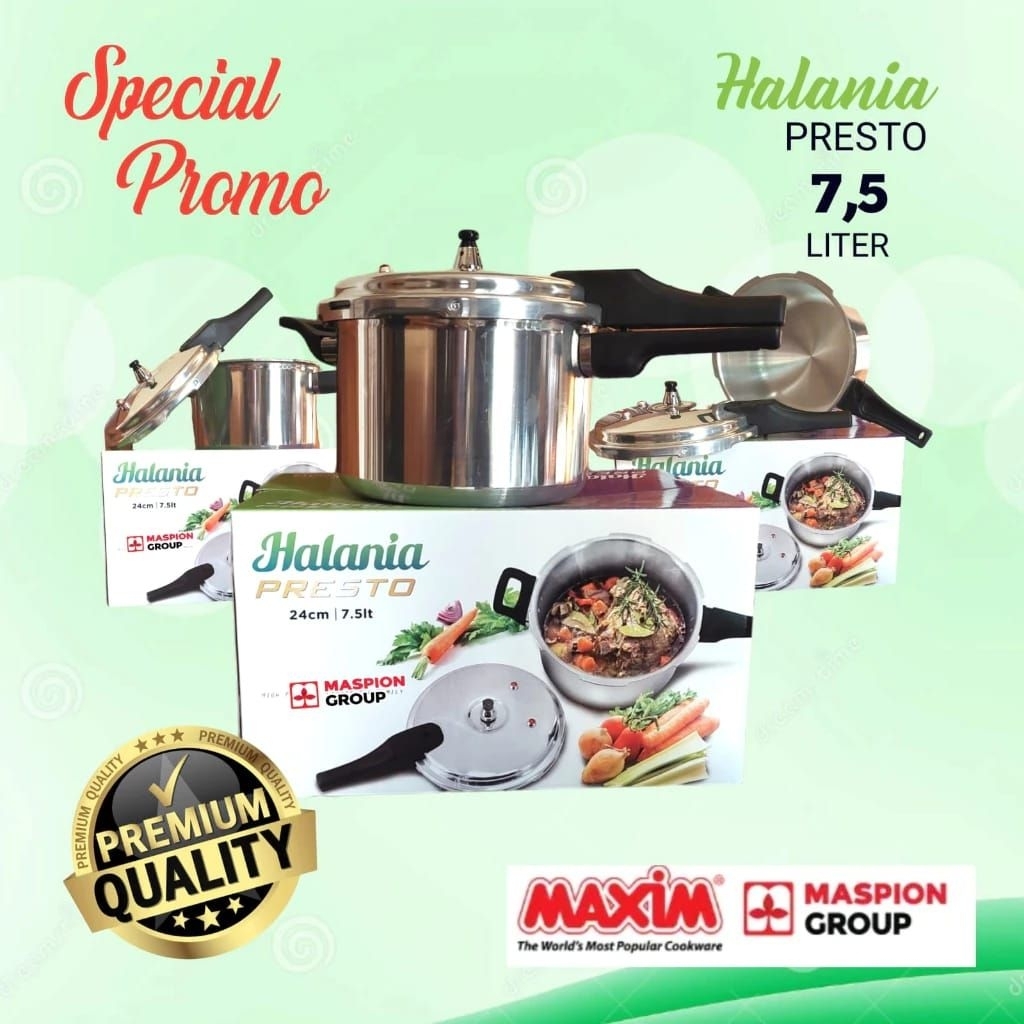 Panci Presto Halania 7.5 Liter – Maspion Group