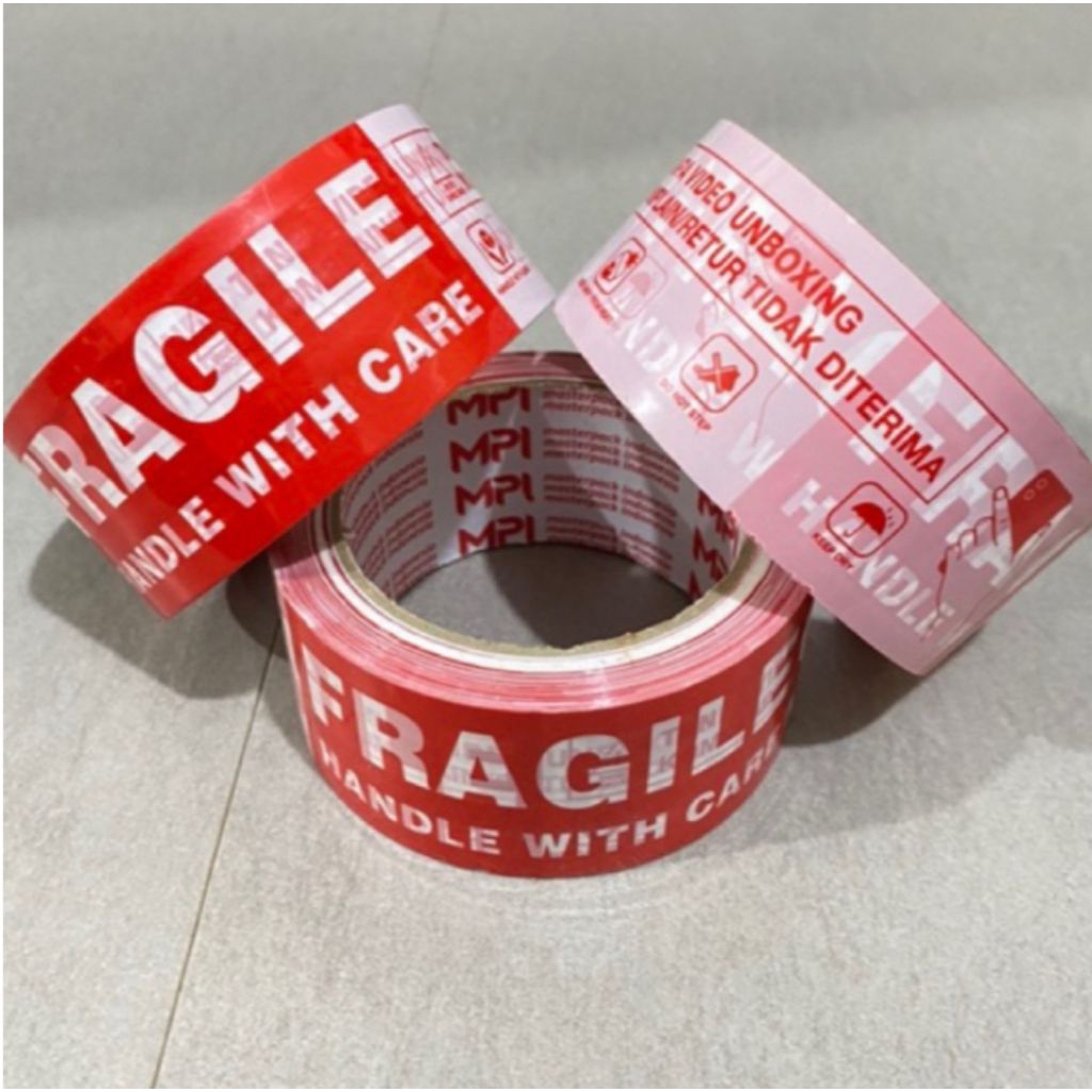 

Q (Q10) LAKBAN FRAGILE MUSCLE MERAH JANGAN DIBANTING DAN VIDEO UNBOXING / 200 YARD