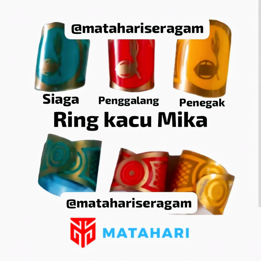 Matahari Seragam / Ring Kacu Pramuka / Ring Kacu siswa / Ring Kacu pembina / Ring kacu WOSM / Ring k