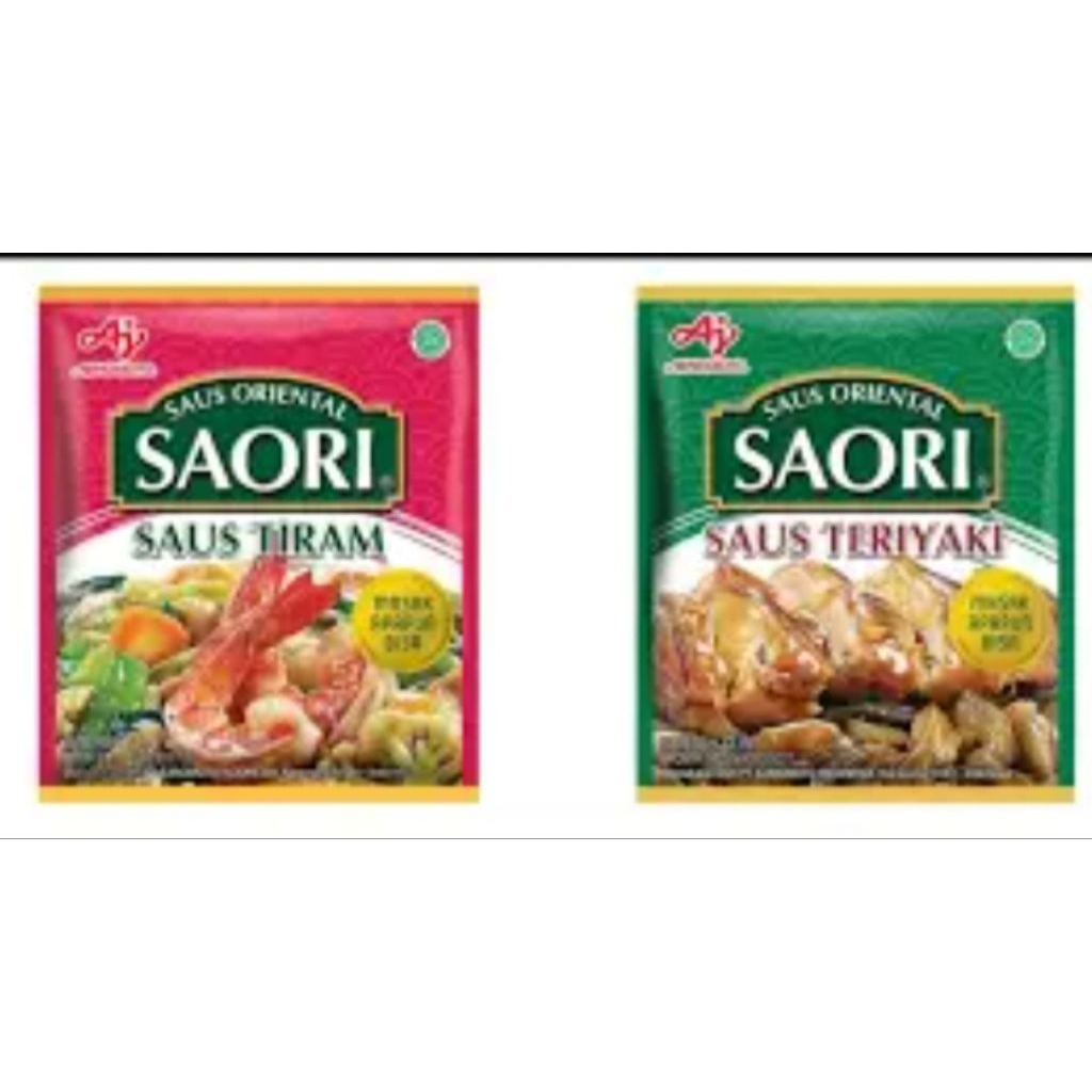 

saori saos tiram & teriyaki sachet