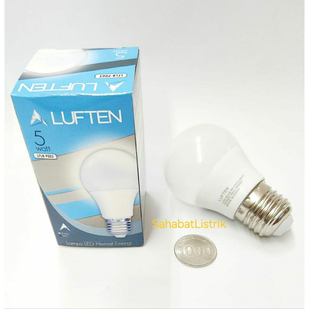 BOHLAM LAMPU LED 5W 5WATT LUFTEN HARGA PER PCS