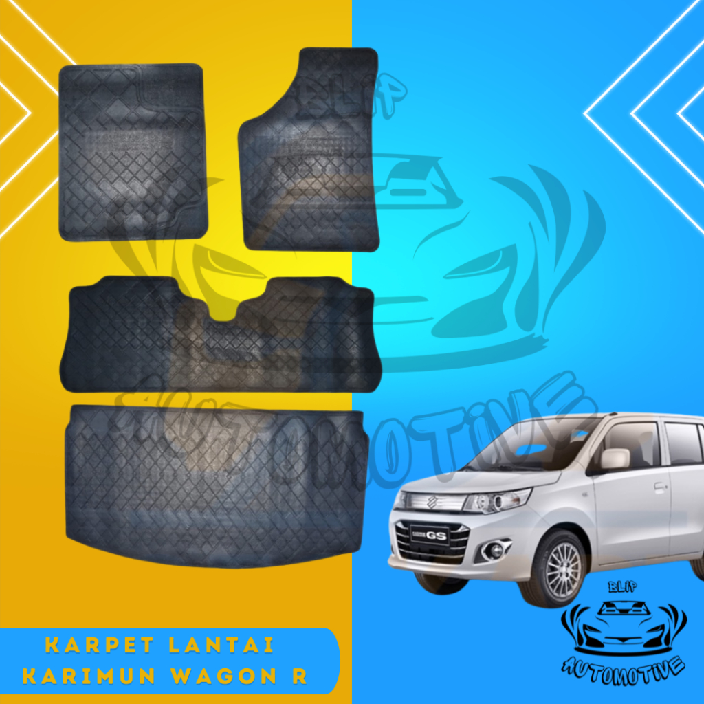 KARPET LANTAI KARET KARIMUN WAGON R / KARPET KARET MOBIL KARIMUN WAGON R / KARPET KARIMUN WAGON R