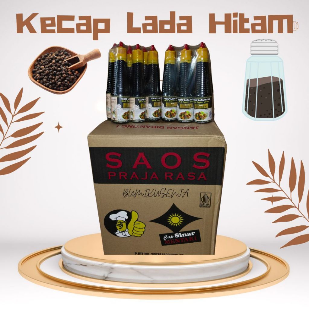 

KECAP LADA HITAM PAKET 1 KARTON (Isi 72 botol @150ml)