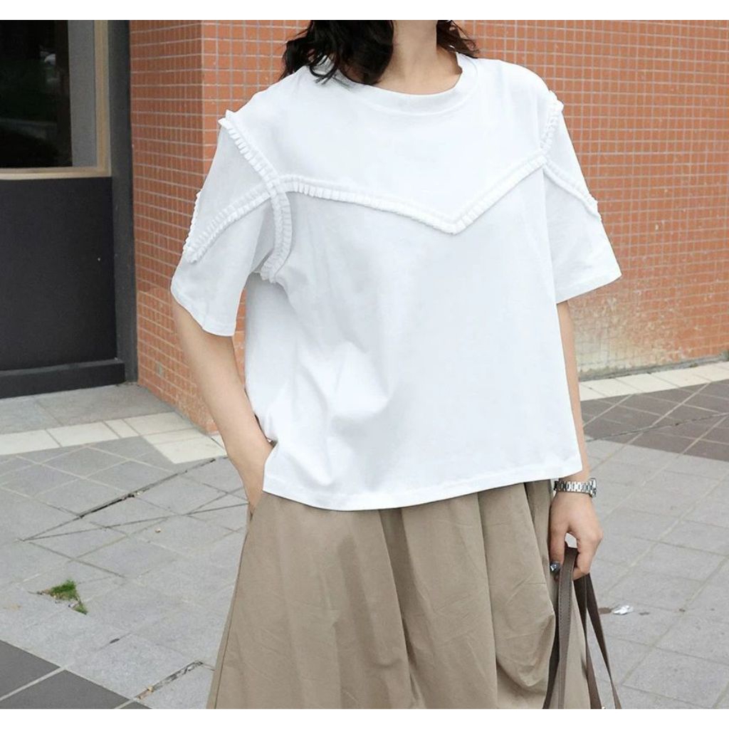 MILLIE ELETRA | Blouse Oversize Woman Blouse Premium Baju Kaos Premium Baju Blouse Wanita Kombinasi 