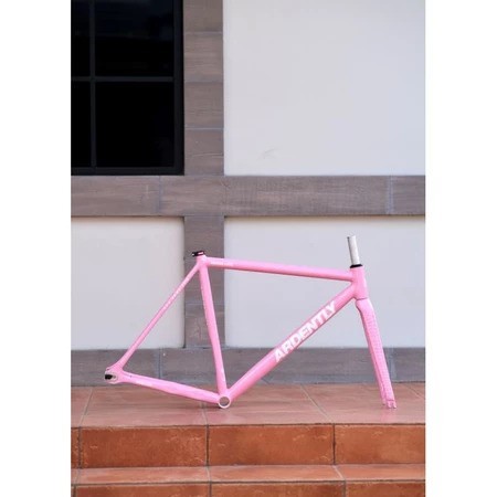 FRAMESET ARDENTLY ARENA LITE PINK TULISAN PUTIH