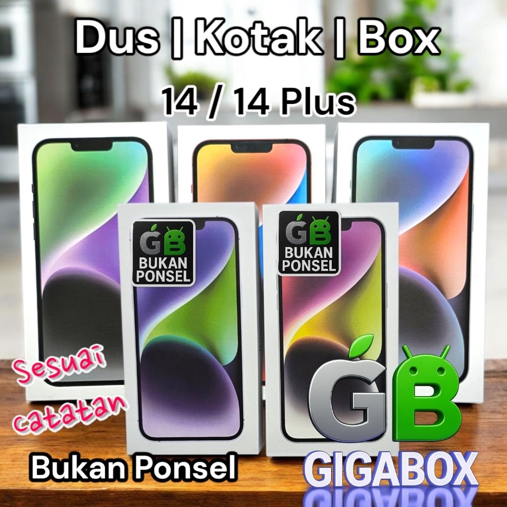 

(Sesuai Catatan) Dus | Kardus | Box 14 / 14 Plus Slim (Fullset) – Kemasan Premium dan Elegan