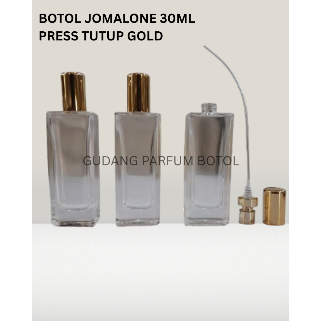 BOTOL PARFUM JO MALONE 30ML PRESS TUTUP GOLD