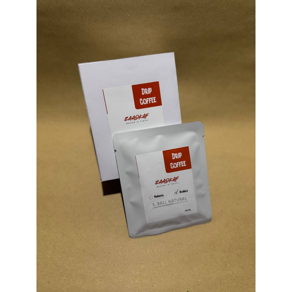 

ZAADKAF 10 Drip Bag Coffee - Arabica Specialty Bali Natural