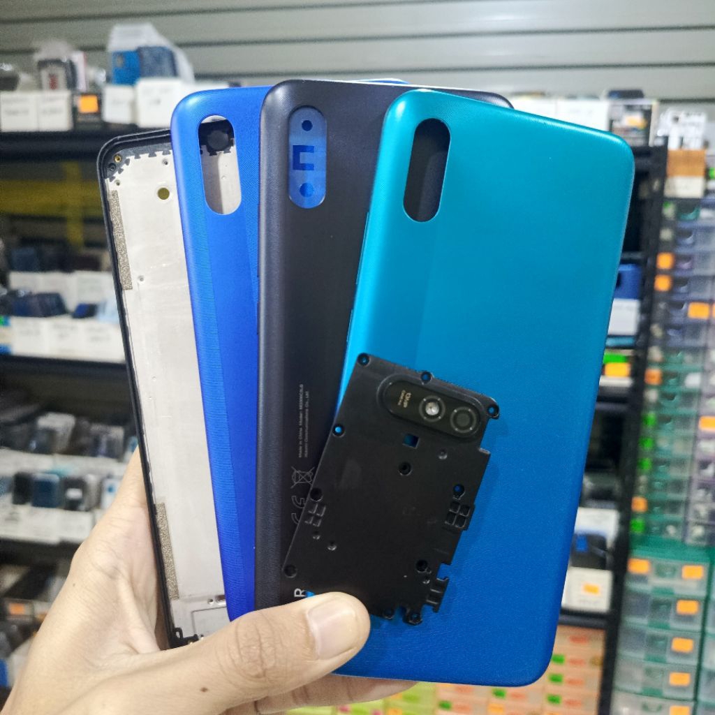 Kesing housing casing fullset redmi 9a Frame + backdoor Original